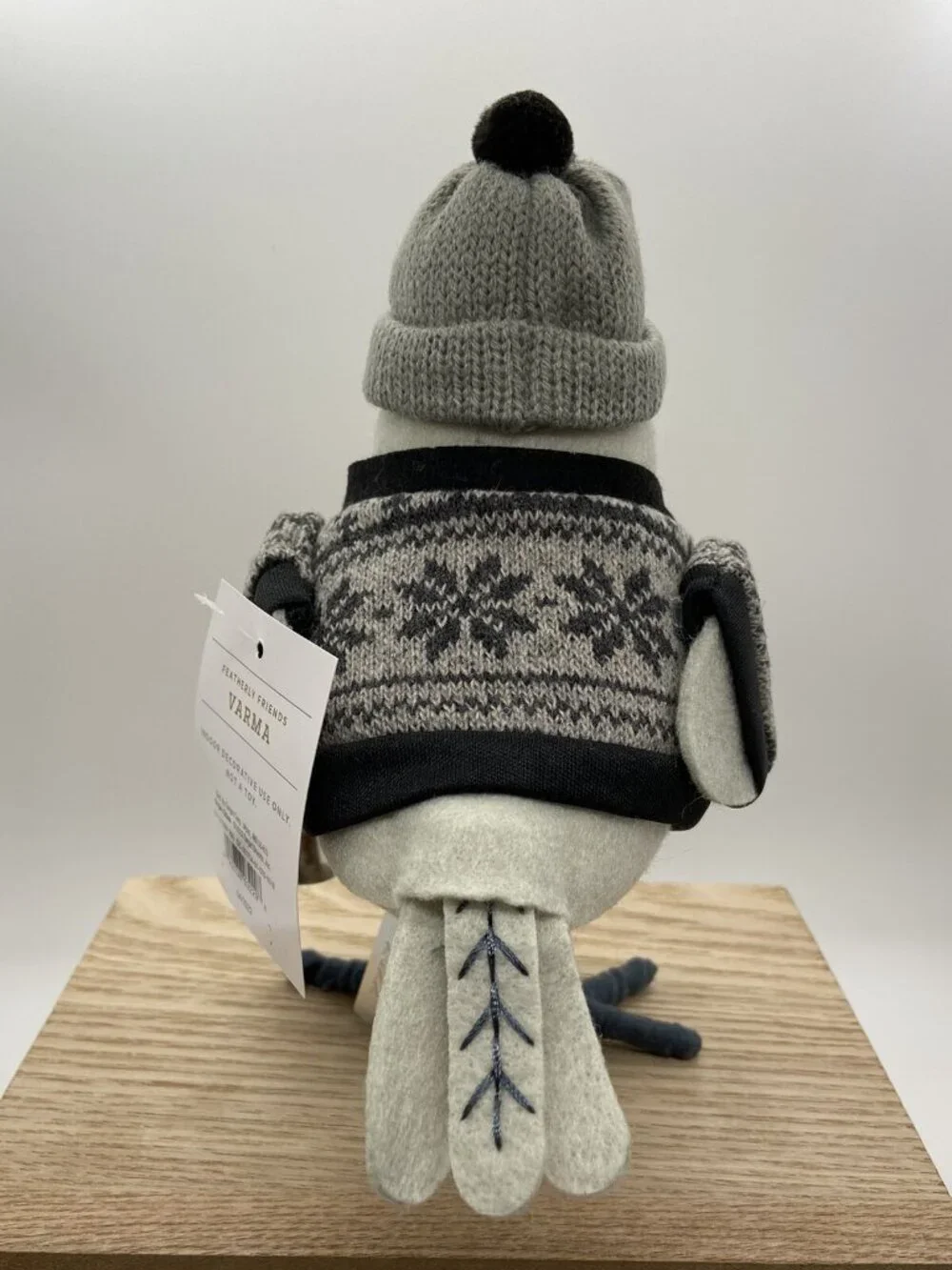 2022 Target Christmas Wondershop Featherly Friends VARMA Bird Felt Fabric Winter